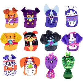 Dogs vs Squirls Mystery Bag 2pk Chonk | Super-Soft and Bean-Filled Plushies | Collect These as Desk Pets, Fidget Toys, or Sensory Toys | Great for Kids, Boys, & Girls | 6 inches | V2034