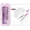 WUSJCOF Geometry Set with Compass and Set Square for Primary