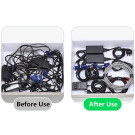 Oksdown Cable Tie Reusable Black 50 Pack Straps Adjustable Releasable Extension Hook and Loop Tidy Wraps for Headphones HDMI Ethernet Printers Laptops USB Data Cables