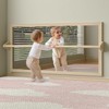 GOFEI 3-in-1 Montessori Mirror with Baby Pull Bar for Toddlers