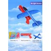 Foam Glider Launcher Toy, Kids Outdoor Flying Airplane Set, 13.2''