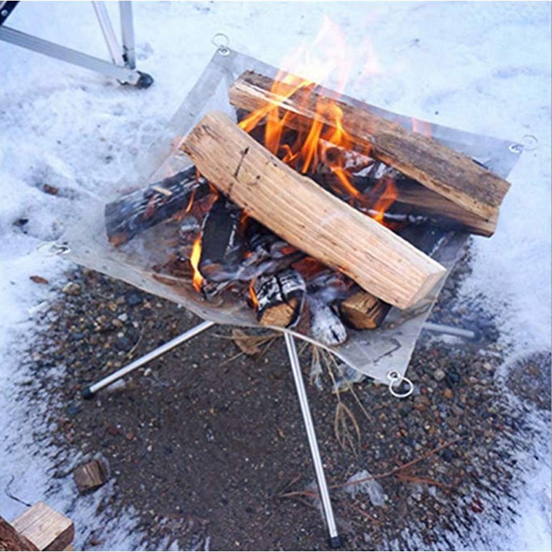 SRECNO Bonfire Mesh Fire Stand, Bonfire Stand, Mesh Sheet, Mesh