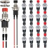 MKBKLLJY 18 Pcs 7mm Mini Round Push Button Switch 1A