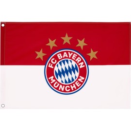 FC Bayern flag hoisting flag original product 60 x 90 cm motif logo with 2 eyelets