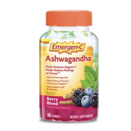 Emergency-C Ashwagandha Berry Blend 36 Gummies-Helps Reduce Feeling Of STRESS