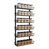 SWOMMOLY Adjustable Wall Mount Spice Rack, 6-Tier Dual-use (Multi-use) Organizer,