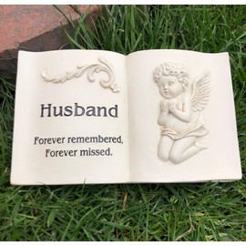 Mezzaluna Gifts Husband ~ Forever remembered, Forever missed. Graveside Memorial Ornament