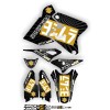 Factory EFX DRZ400SM Gold Exhaust Graphic Kit Drz400s drz 400sm
