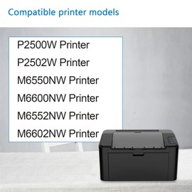 SAOUOT (1-Black) PB210 PB-210 Toner Cartridge Replacement for Pantum P2500W 2502W M6550NW 6600NW 6552NW 6602NW Printers - by JZJBHGS