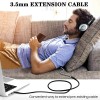 Unbranded 10ft 3.5mm 1/8" Stereo Audio Headphone Cable Fabric Extension