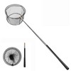 Mingjieus Pool Skimmer Net with Stainless Steel Telescopic Pole,58" Extendable