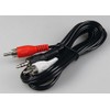 Audio-Kabel Cinch/Klinke, 1,5m, 2x Cinch / 1x Klinkenstecker, stereo