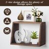 idee-home Bathroom Floating Shelves for Wall, Wood Farmhouse Decorative Wall
