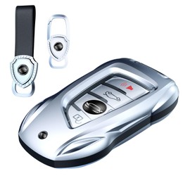 Zinc Alloy Metal Car Key Fob Case for BMW2 4 5 6 7 8 Series X1 X2 X3 X4 X5 X6 X7 M4 M5 M8 X3M X4M X5M X6M Z4, Key Fob Cover Case Holder Protector Shell Accessories