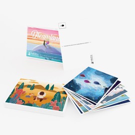 metaFox Dreamland - Pack de cartes postales inspirantes pour le coaching et l'auto-réflexion