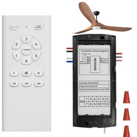 Ceiling Fan Remote Control and Receiver Kit, Ceiling Fan Light Remote Control for Ceiling Fan Lamp