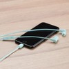 BRAND NEW ONN Earphones w/ Lightning Connector, Aqua (MFI Certified)