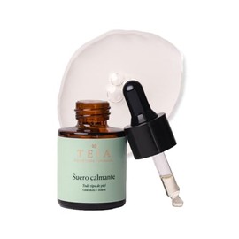 TEIA COSMETICOS Suero Calmante con Avena, Caléndula y Semilla de Uva, Fórmula 98.72% Natural, Vegano, para Todo Tipo de Piel