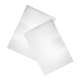 TEHAUX 2pcs Aluminum Sheet Metal Plates for Crafting Durable Blank Engraving Blanks High Hardness Non Deforming DIY Supplies for Home and Office