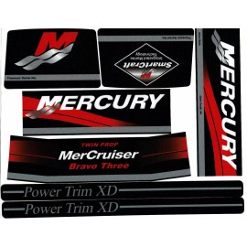 MERCRUISER  NEW 2025 BRAVO THREE TWIN PROP  W/GRAY RAMS STICKER SETS