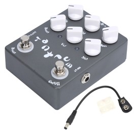 Distortion Guitar Pedal Heavy Metal Instrument Accessory with Corrosion Resistant Shell CP‑15
