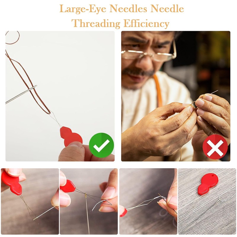 30 Pcs Hand Sewing Needles, Assorted Sizes Embroidery Mending Craft
