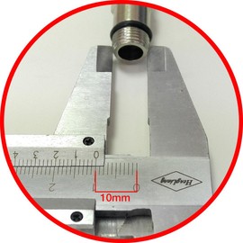 Pair of M10 (10mm Male end into The tap) x 1/2 BSP (600mm Long) Kitchen/Basin Monobloc Mixer Tap Connector Flexi Pipes Tails -FBA