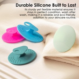 INNERNEED - Juego de 4 limpiadores faciales de silicona para limpieza profunda y exfoliación, cepillo de limpieza facial suave, suave para todo tipo de piel, espinillas y acné para el cuidado de los