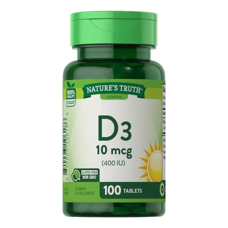 Vitamina 400 Nature Truth 100 Tabletas Sabor Libre Gluten