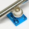 Leefai Pro Fingerboard Trucks 34mm G3-Inverted Kingpin-Single Axles-Solid (Blue,34MM)