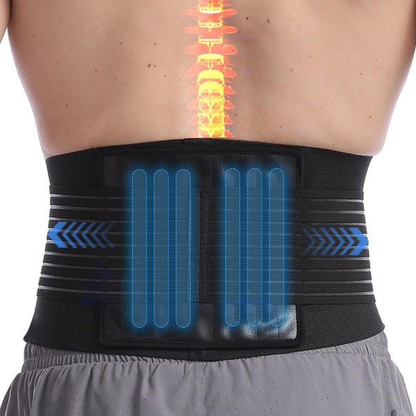 Paskyee Back Support Belt for Lower Back for Men and