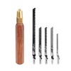 TOOLCOOL Wooden Handle Mini Hand Saw Small Jig Saw with