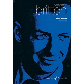 Saint Nicolas: A Cantata. op. 42. tenor solo, mixed choir (SATB), women's choir (SA), 4 boy's voices, string orchestra, piano (4 hands) and percussion. Partition de chœur.