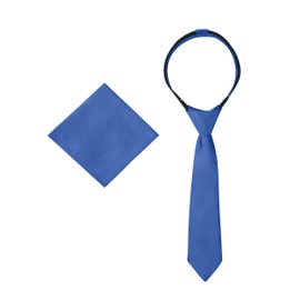 Lazos para niños – Pajarita tejida para el cuello de los niños: corbatas para niños, uniformes de graduación de boda por S.H. Churchill & Co. (11 pulgadas), Azul Royal, Talla única