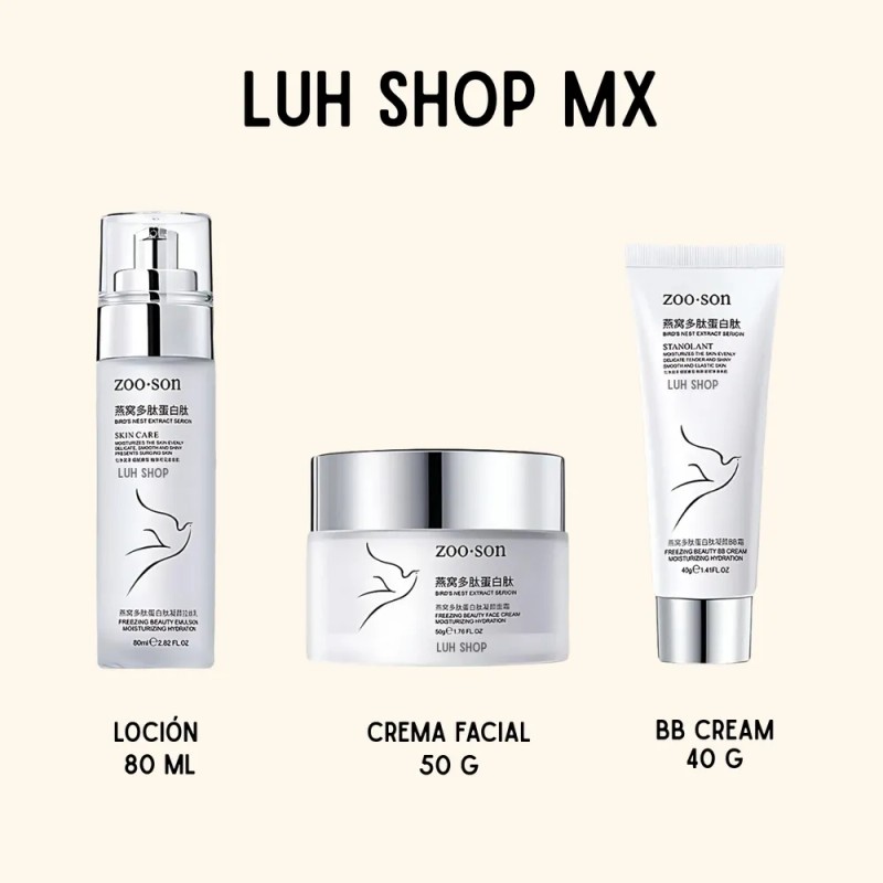 Kit De Cuidado Facial Zooson 9 Pz Skincare. Poros Y