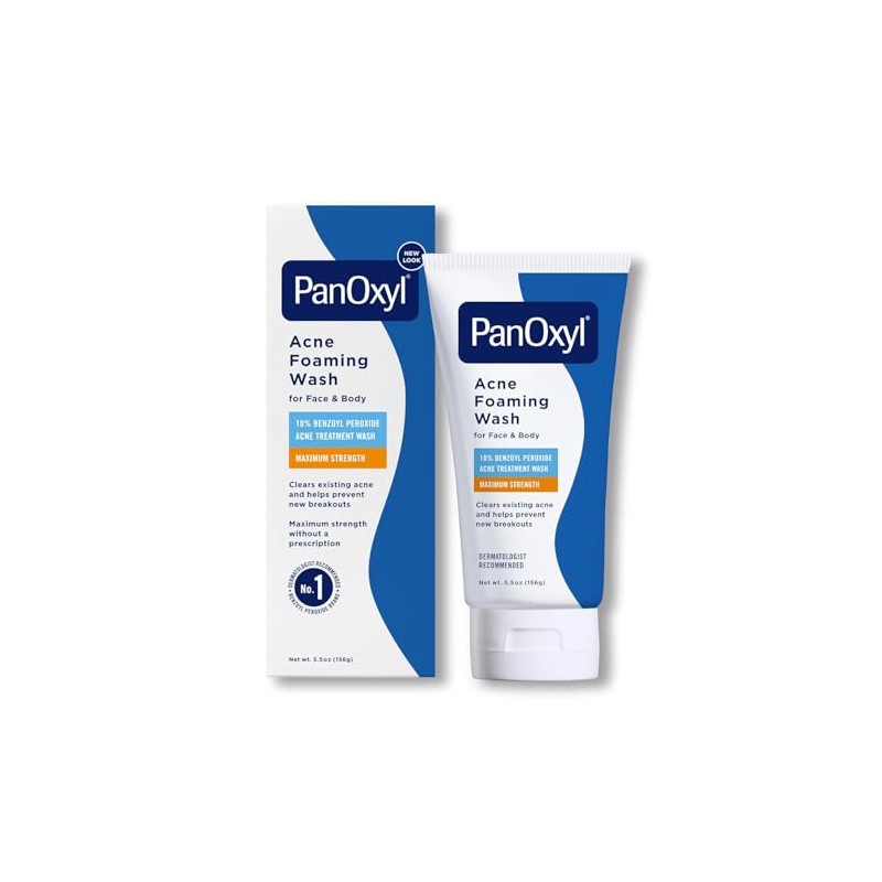 PanOxyl Espuma Limpiadora para Acné de Máxima Resistencia, 5.5 Onzas