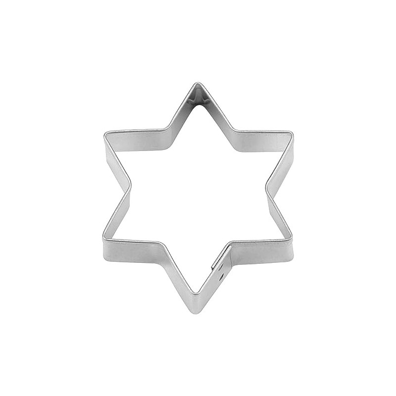 Städter Tinplate Cookie Cutter, Silver, 6 x 2 cm