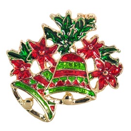 Gyn&Joy - Broche de Navidad esmaltado, Metal, Sin gemas.