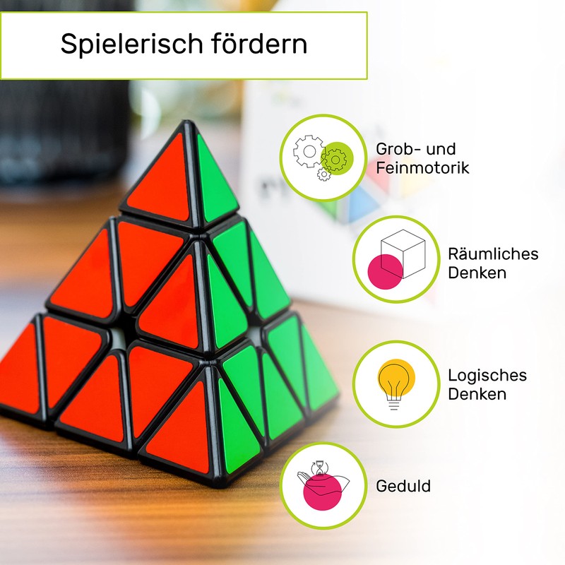 CUBIDI® - Magic Cube Pyramid - Exciting Brainteaser for Children