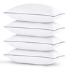 GOHOME King Size Pillows Set of 4 - Bed Pillows