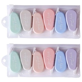 Paifeancodill 12 Pcs Tape Colored Cute Correction Tape for Note Taking, Marking, Crafting, Office and School, Instant Correction Wrong Writing