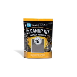 PIG Automotive Fluids Cleanup Kit | Absorbs Oils; Coolants; Solvents; Water | Absorbs Up to 36.6 oz | Single-Use Kit | PMB30617