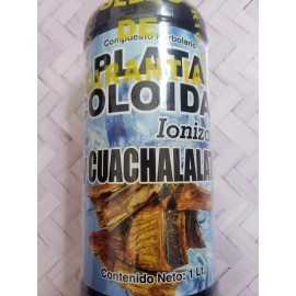 Plata Coloidal Ionizada y Cuachalalate Tonico  100% Natural 1 litro Suplemento