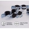 SKIR'CO Double Pipe Holders with Rubber Lining for 20-24 mm