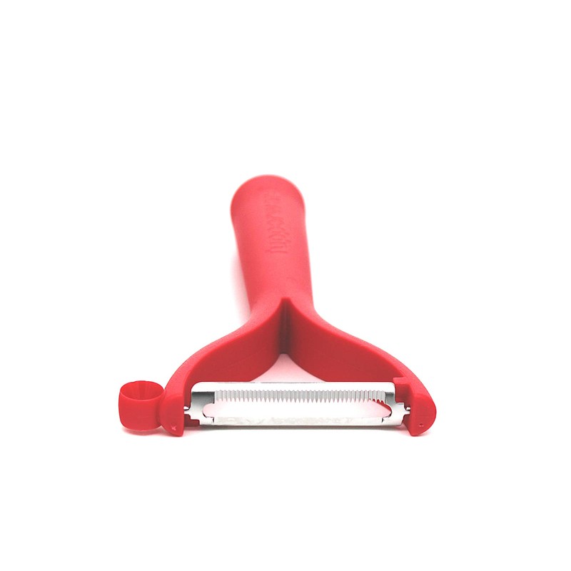 Tupperware Universal peeler red D119 peeler flat cut serrated edge