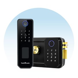 Tock Lock - Cerradura Electronica Inteligente Sobreponer Puerta Principal  Chapa Digital Elctrica  Celular, Huella, Cdigo, Tarjeta, Llaves Fsicas...  