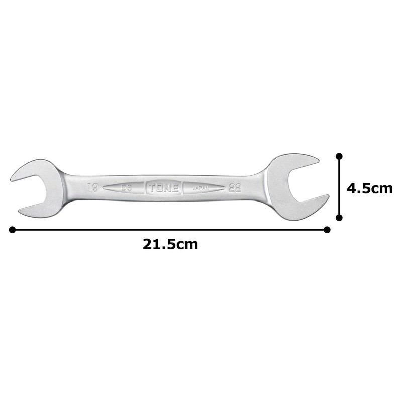 Tone DS-1922 Spanner, Double Side Width 0.75 x 0.87 inches