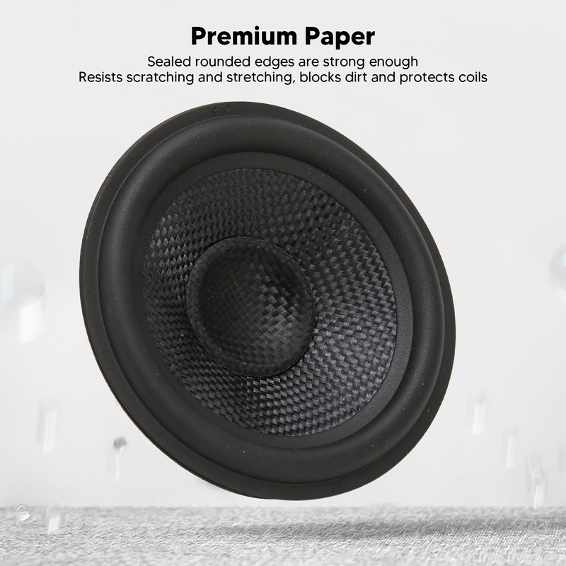 Paper Speaker Cone Drum Paper 1 Inch Inner Diameter Rubber