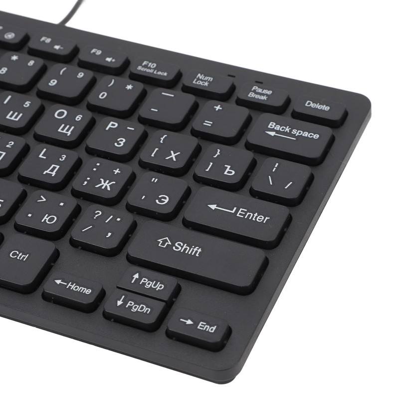 78 Key Ultra Slim Language Keyboard USB Wired Compact Keyboard