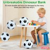 Soccer Piggy Bank, PVC Coin Bank, Shatterproof Money Bank(Small)
